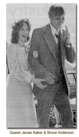 May Queen Jenae Baker and her Consort, Bruce Anderson